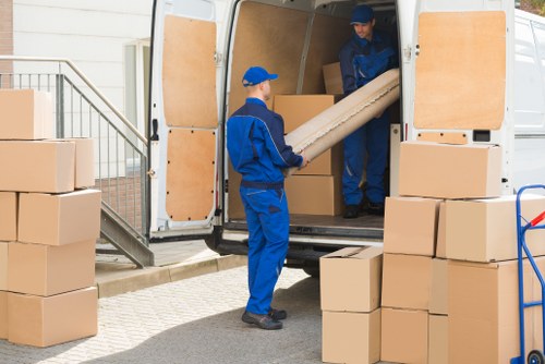 Removal team preparing a home move in Kingston