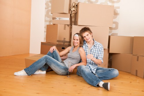 Packing boxes and protective materials for a Kingston home move