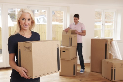 Preparation checklist scene for a Kingston flat move