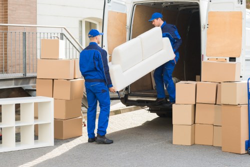 Packing materials prepared for a Kingston home move