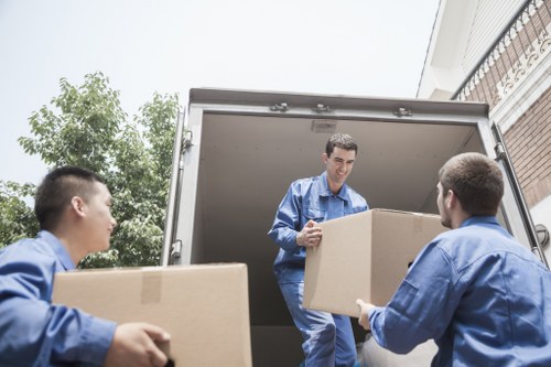 Professional man and van team handling local items with care in Kingston