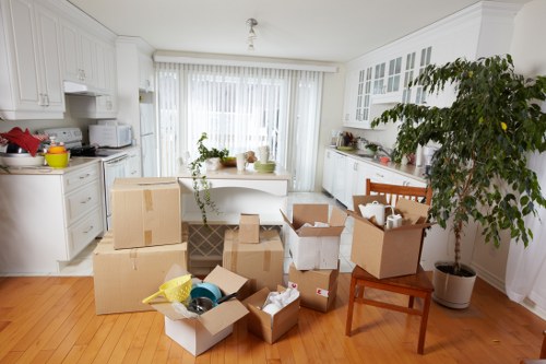 Local moving truck handling furniture transport in Kingston