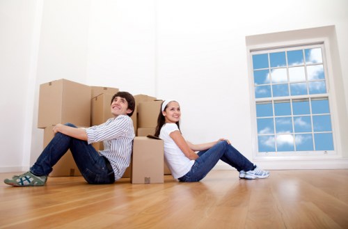 Careful boxing and labelling for fragile belongings