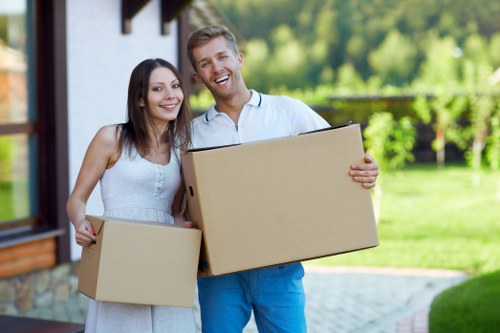 Unpacking boxes into a new Kingston property