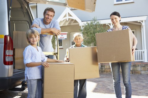 Commercial office moving service managing access and loading for a Kingston business relocation