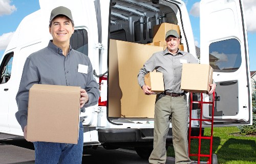 Loaded removals van prepared for a local move around Kingston and nearby areas
