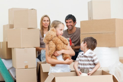 Packing and loading furniture for a home move in Kingston